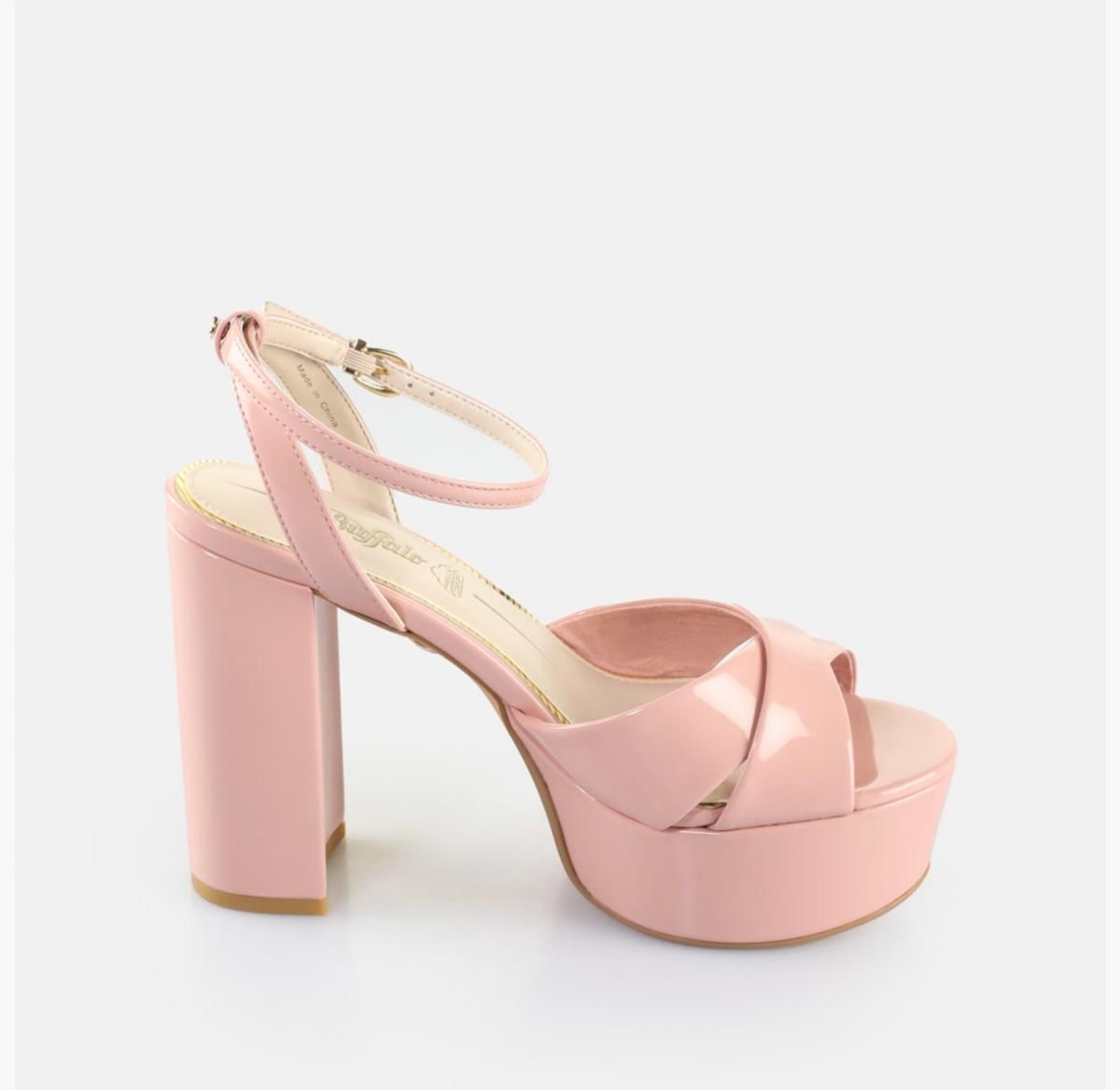 버팔로 비건 에코 스트랩 플랫폼 샌들 핑크 02386549 ROSA - 상세 이미지 4