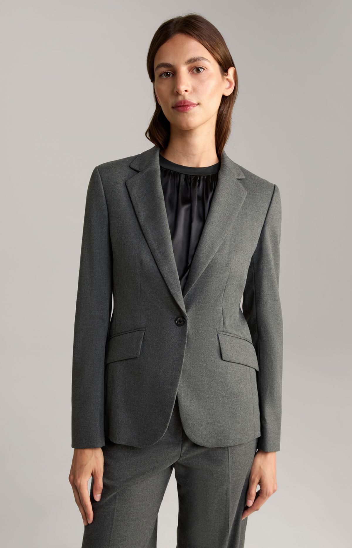 윱 테일러드 클래식 플란넬 블레이저 그레이 30043291-10018333-061 ONE COLOR - 상세 이미지 2