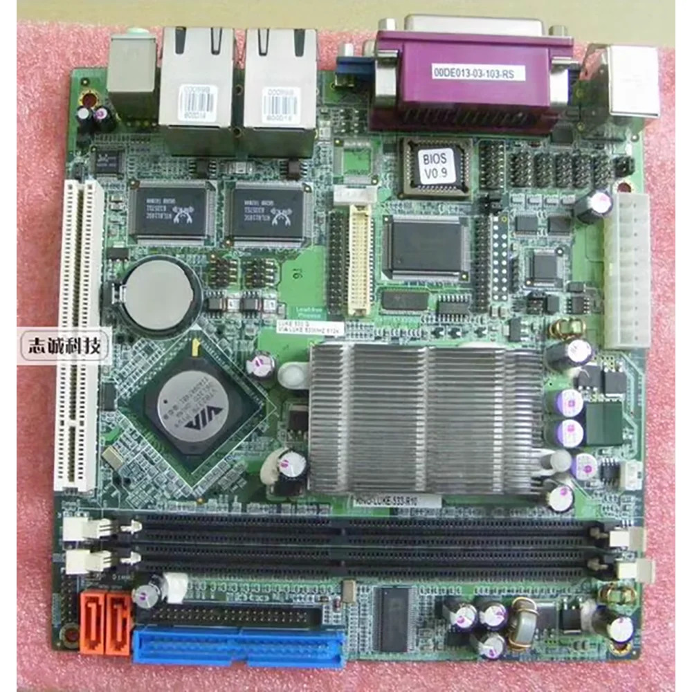 IEI 17X17 산업제어 보드 통합 CPU 듀얼 네트워크 포트 Mini ITX KINO-LUKE-533-R10