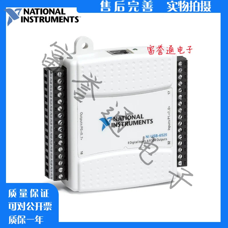 US NI USB-6525 솔리드 스테이트 릴레이 8 DI 카운터 채널 절연 779640-01