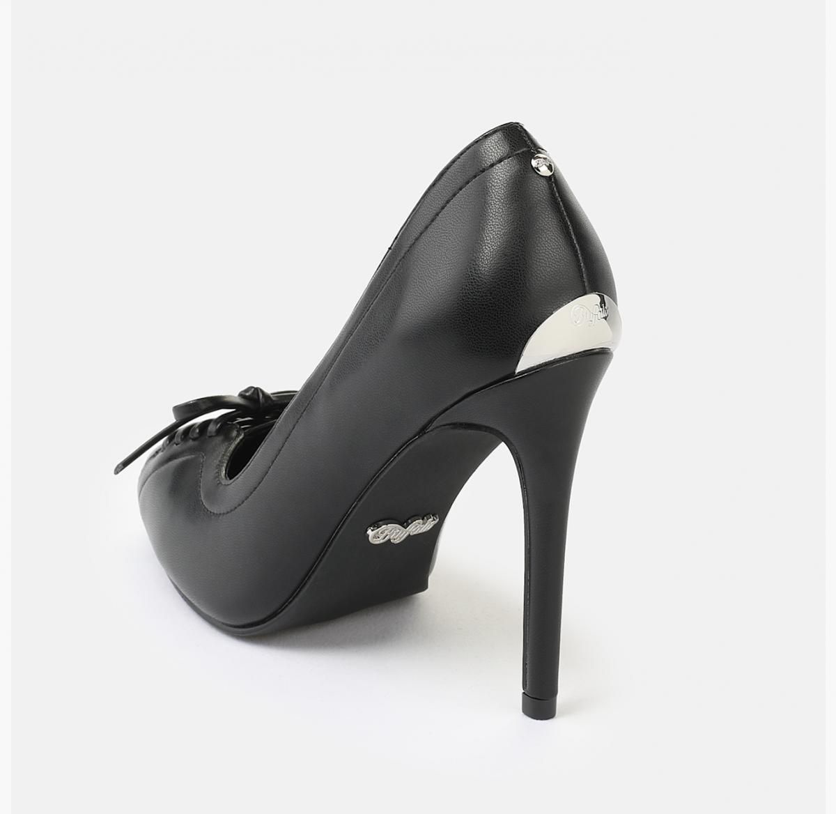 버팔로 블랙 리본 하이힐 줄리엣 펌프스 02525743 SCHWARZ - 상세 이미지 5