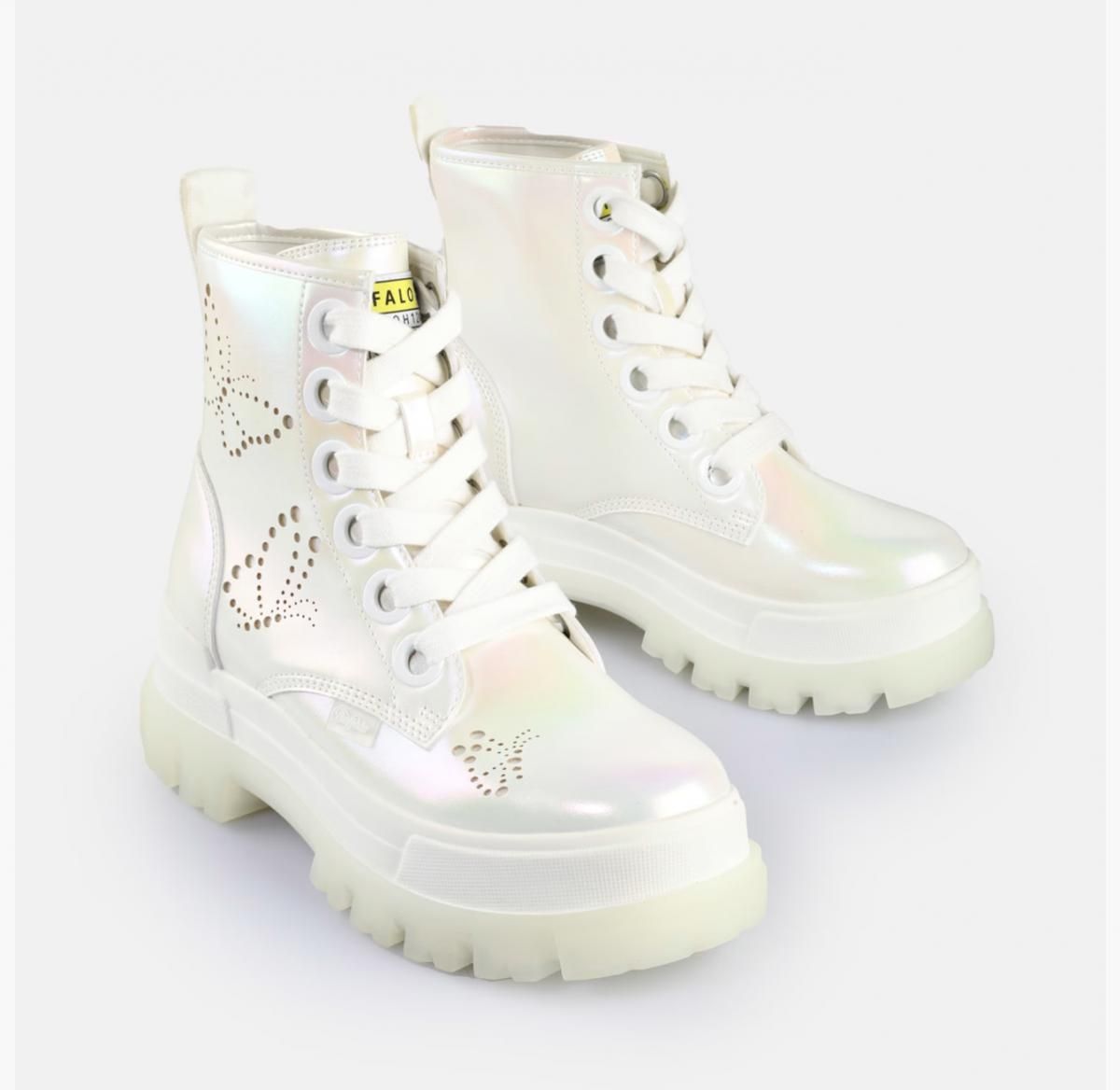 버팔로 아스파 RLD 버터플라이 플랫폼 앵클부츠 02386077 WEISS/MULTICOLOR - 상세 이미지 3