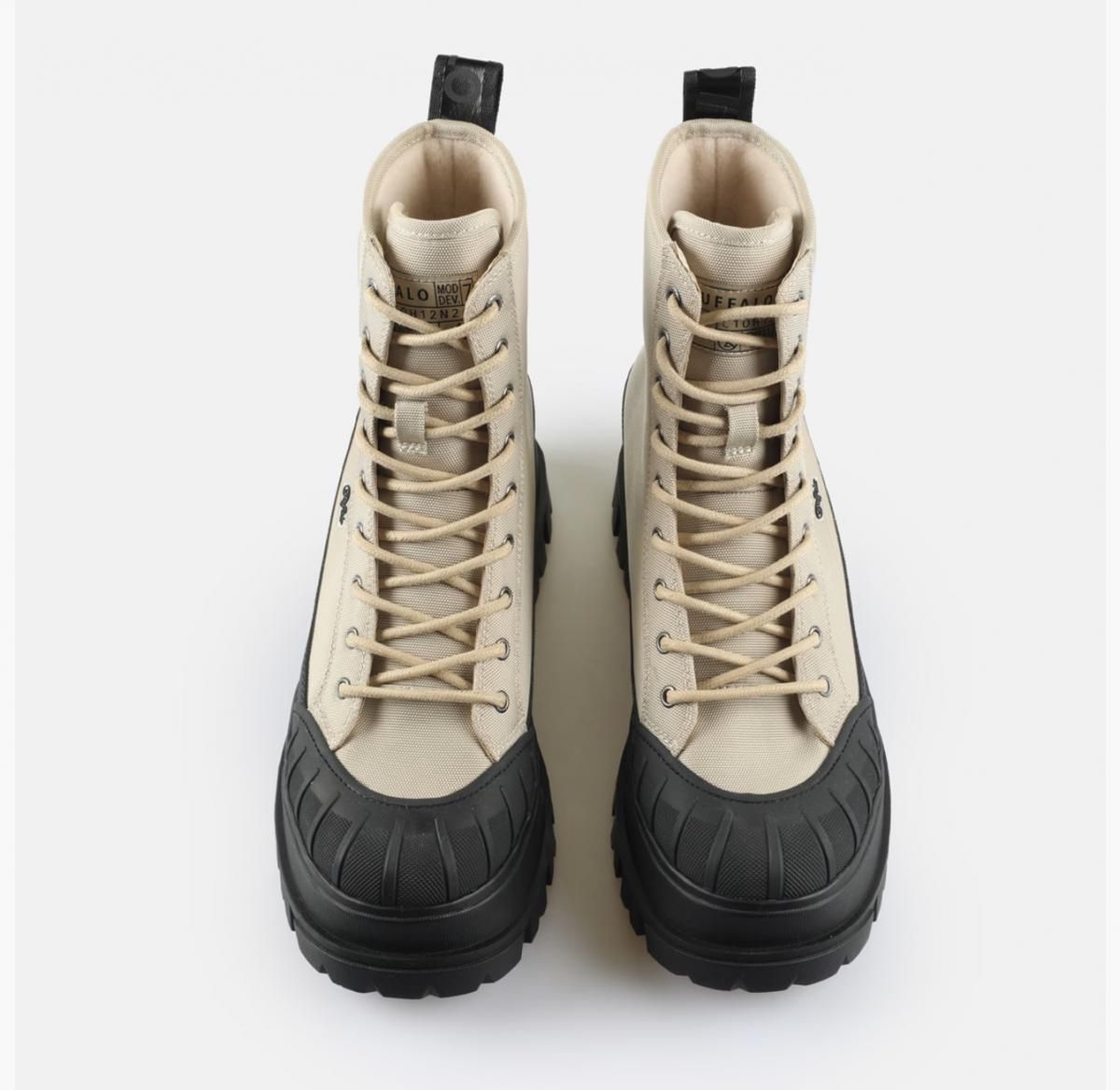 버팔로 플랫폼 비건 앵클부츠 Aspha Fox HI BS 02331905 BEIGE - 상세 이미지 2