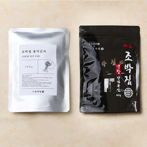 [조박집]마포 원조 돼지갈비 맛집 택배 100% 국내산 냉장 양념목살 600g+총각김치 500g set - 상세 이미지 2