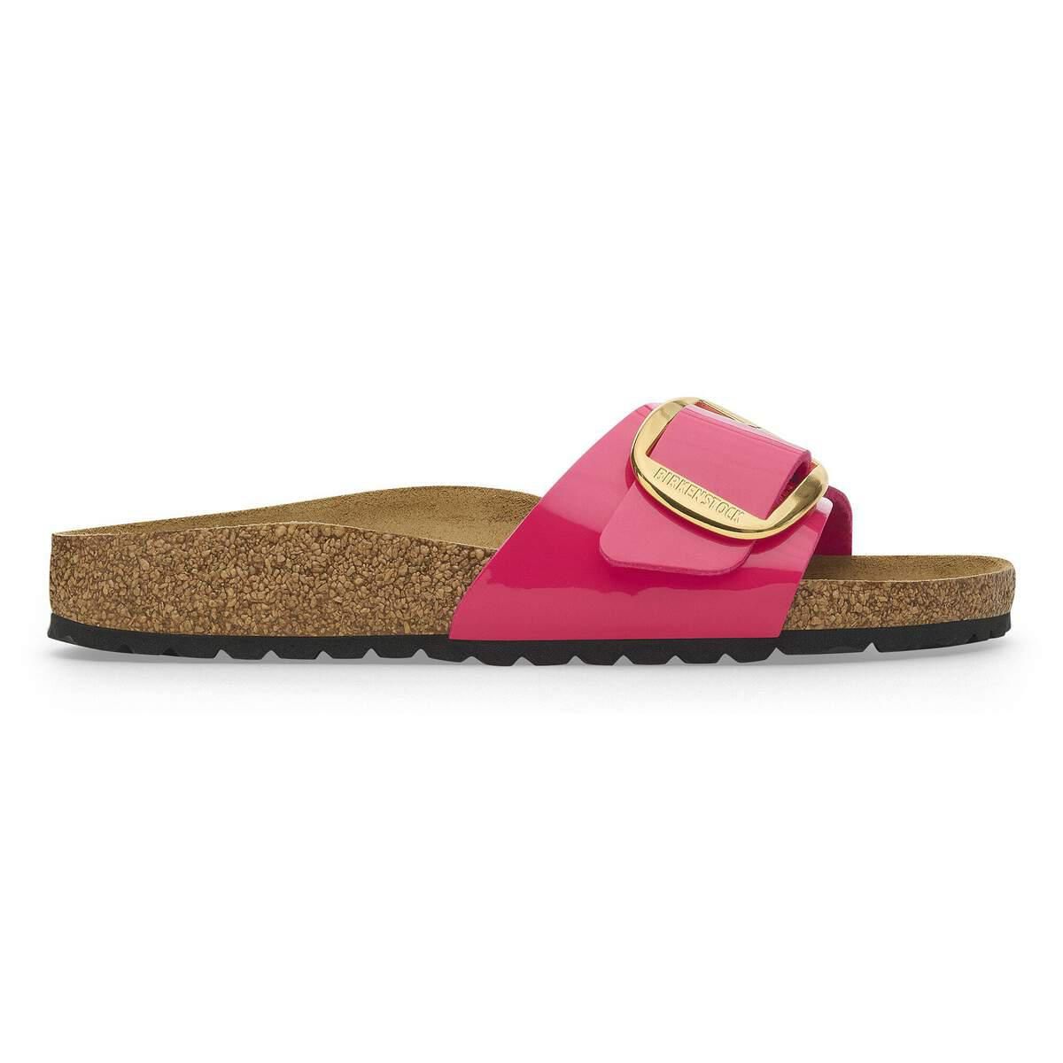 버켄스탁 빅버클 BirkoFlor 페이턴트 슬라이드 샌들 1027842/1027854 PATENT FUCHSIA FUSION - 메인 이미지