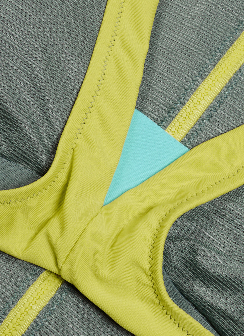 스피도 Colorblock Zip Front One Piece - 상세 이미지 4