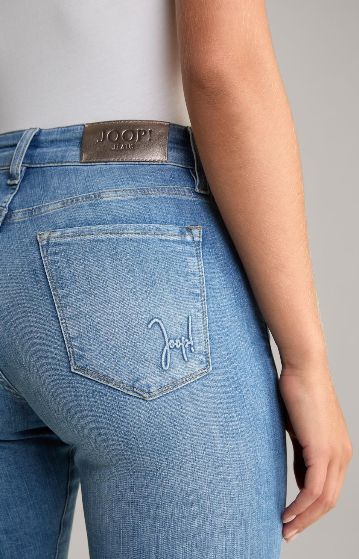 윱 데님 스키니핏 로우웨이스트 청바지 30037155-10015861-433 BLUE DENIM - 상세 이미지 4