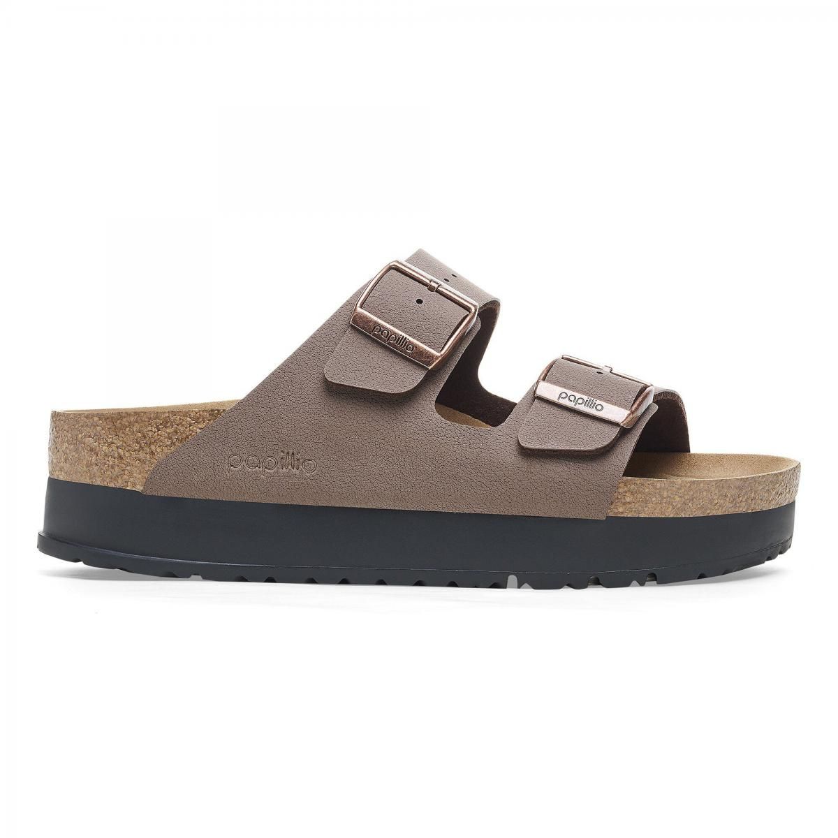 파필리오 플랫폼 비건 스트랩 샌들 Arizona PAP Flex BirkoFlor 1027417 MOCCA - 상품 이미지