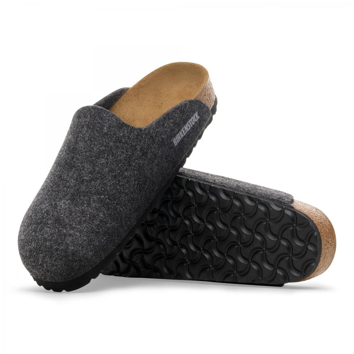 버켄스탁 미니멀 울펠트 컴포트 클로그 Amsterdam BS Felt 1030165/1030225 ANTHRACITE - 상세 이미지 3