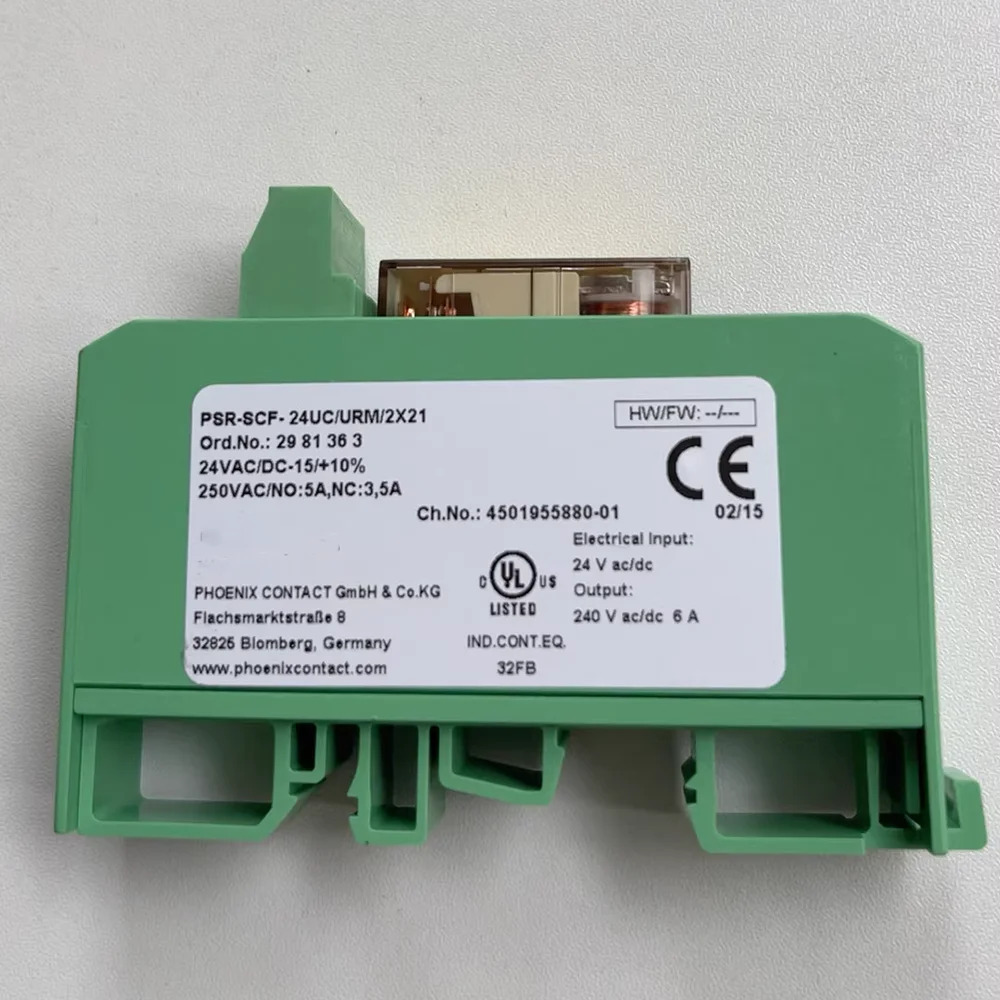 피닉스 커플링 릴레이-PSR-SCF- 24UC/URM/2X21 2981363 신