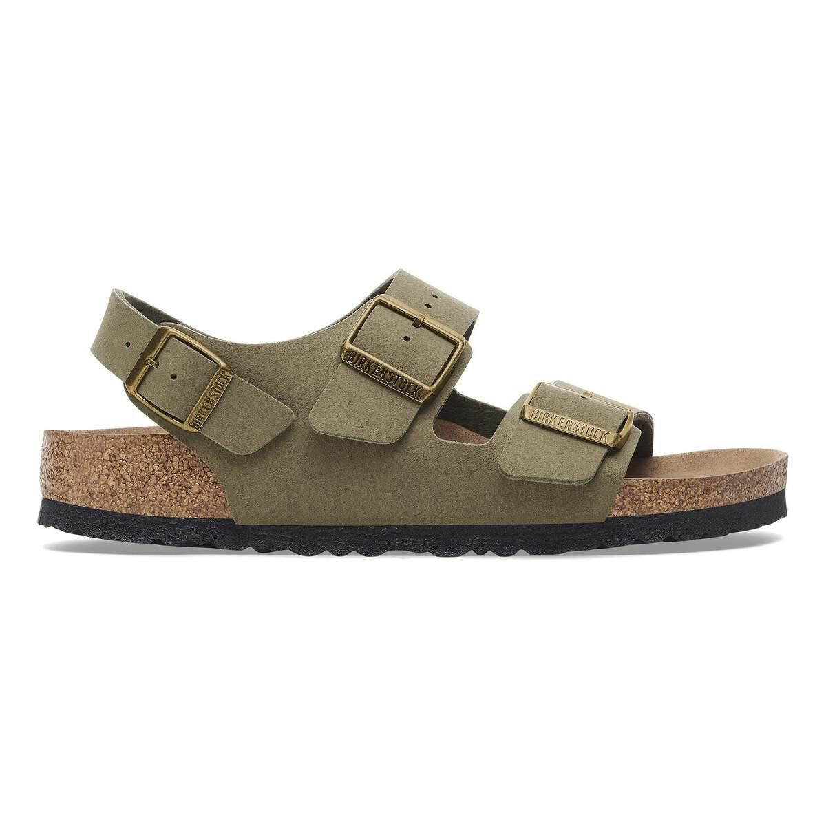 버켄스탁 밀라노 BS 비건 스트랩 샌들 1028645/1028695 PINE GREEN - 메인 이미지