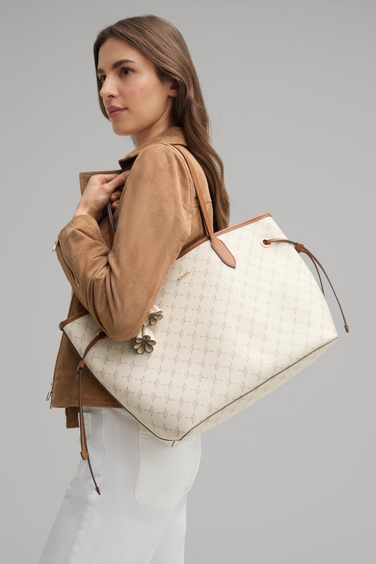 윱 오프화이트 시그니처 패턴 쇼퍼백 Cortina Lara 580005609-4140007856-101 OFFWHITE - 상세 이미지 2