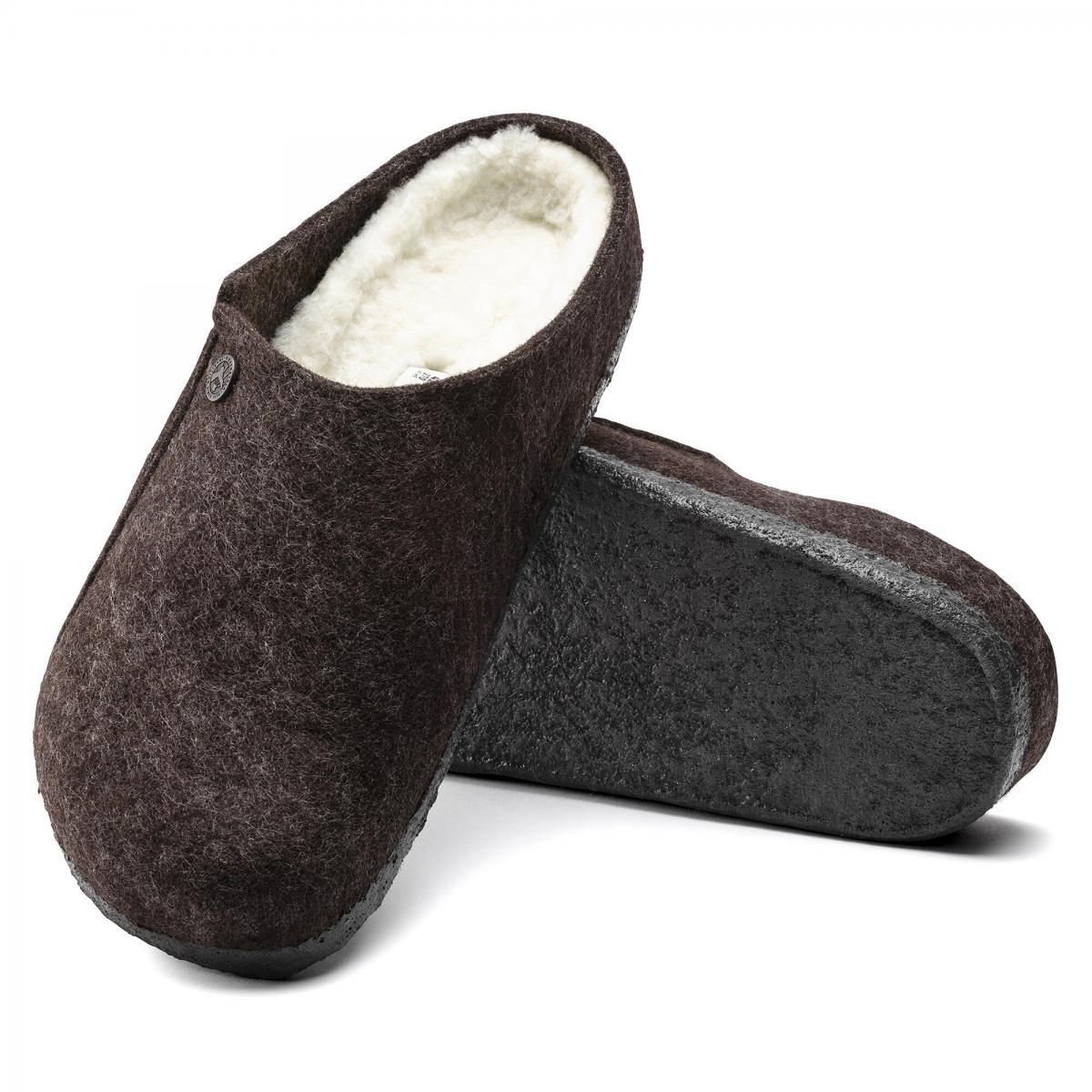 버켄스탁 프리미엄 퍼 쿠션 슬리퍼 Zermatt Shearling Felt 1016570/1016571 MOCHA - 상세 이미지 4