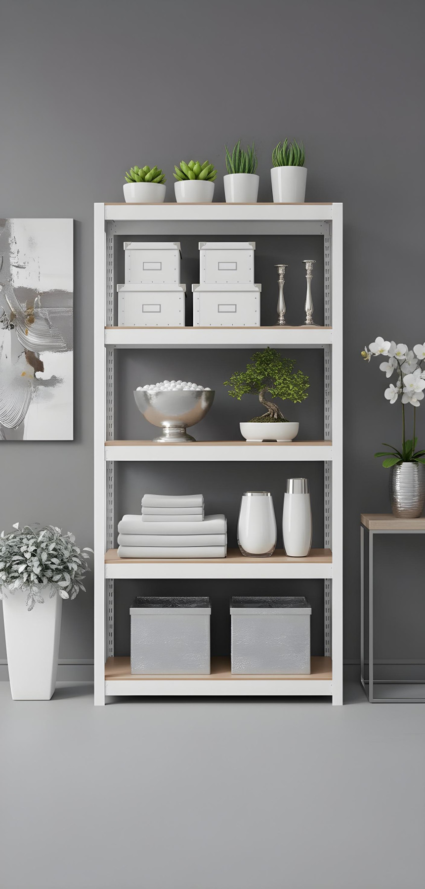 코스트코선반 스피드랙 철제선반 조립식 앵글 베란다 창고 무볼트 건조기 3030605단