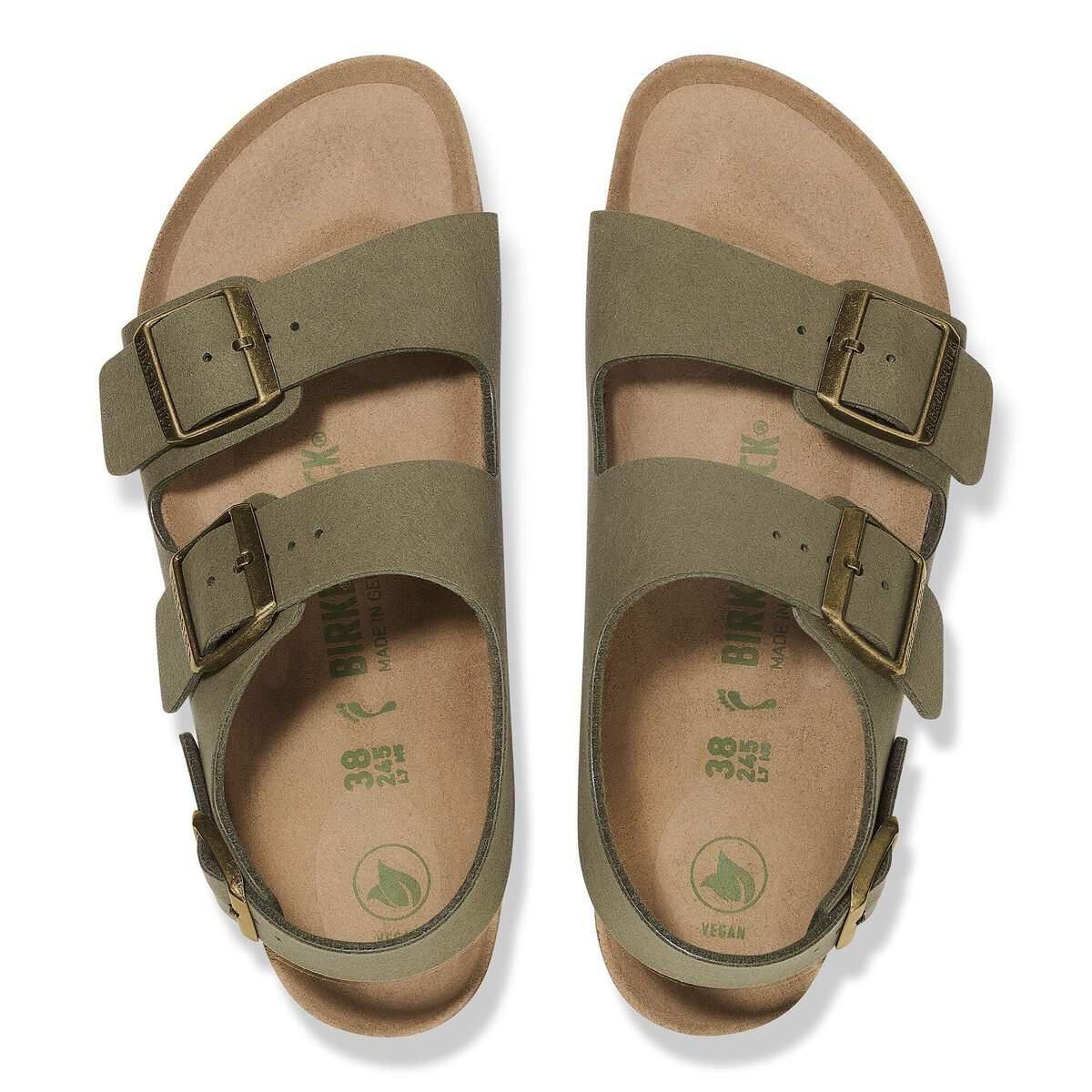 버켄스탁 밀라노 BS 비건 스트랩 샌들 1028645/1028695 PINE GREEN - 상세 이미지 3