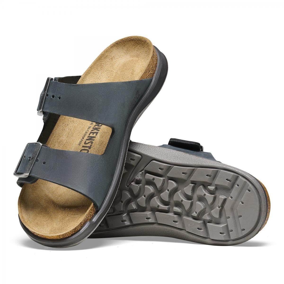 버켄스탁 테크니컬 스트랩 샌들 Arizona Crosstown Waxy Leather 1025741/1025750 SCHWARZ - 상세 이미지 3