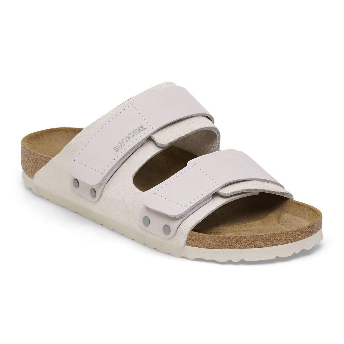 버켄스탁 누벅 레더 벨크로 슬라이드 샌들 1024800/1024822 ANTIQUE WHITE - 상세 이미지 2