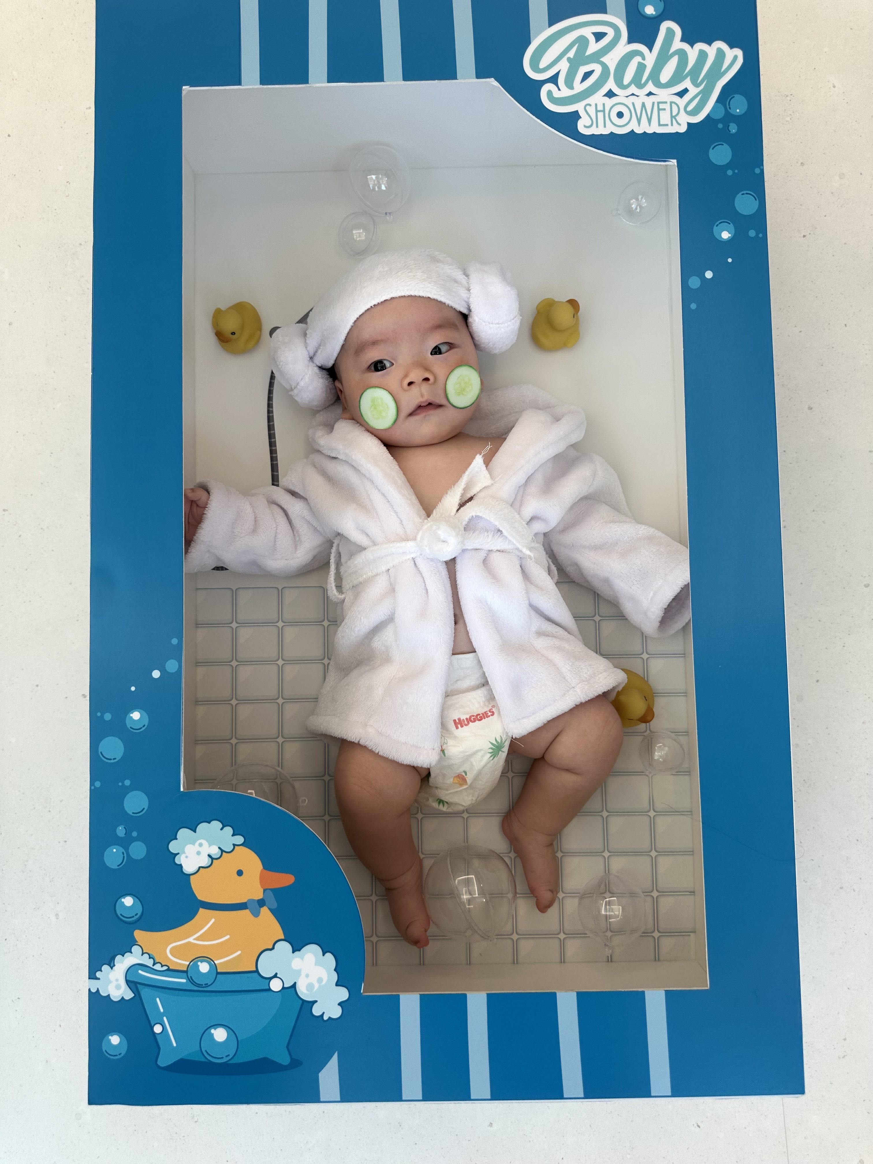 [툴리툴리]베이비샤워 아기 50일 셀프촬영 신생아 뉴본 100일 200일 목욕컨셉 포토박스