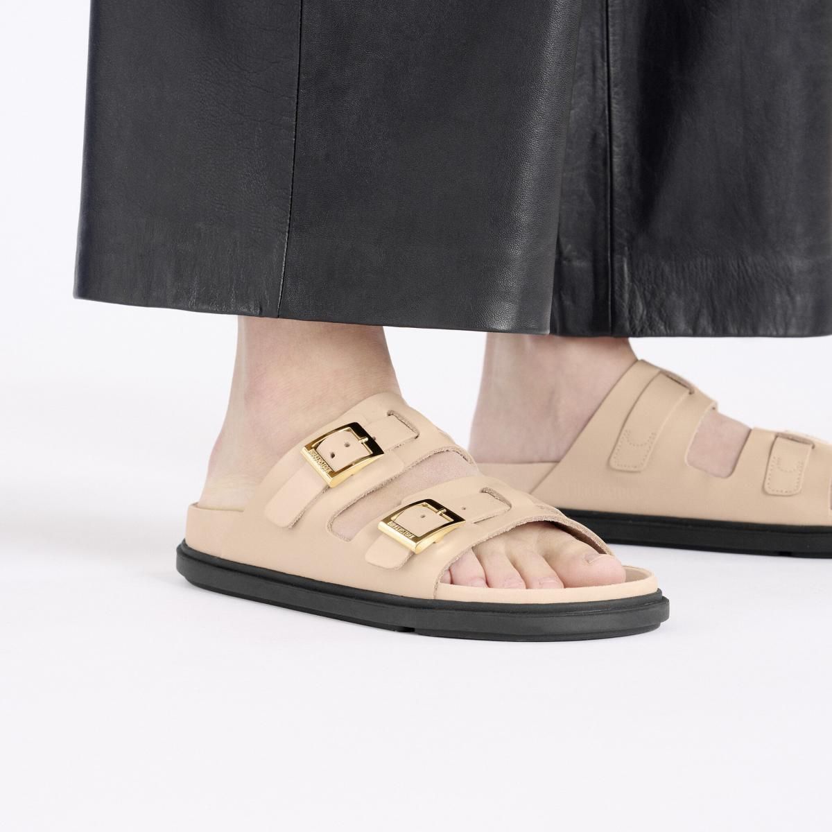버켄스탁 프리미엄 내추럴레더 스트랩 샌들 1027773/1027796 NEW BEIGE - 상세 이미지 4