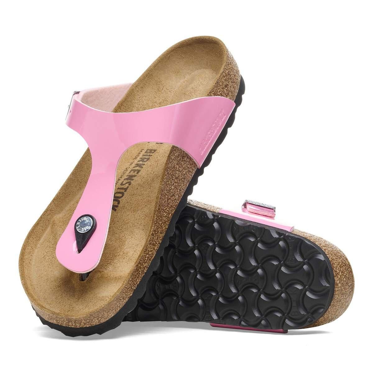 버켄스탁 지제 버코 플로 페이턴트 캔디 핑크 블랙 1026937 PATENT CANDY PINK/BLACK 이미지 7