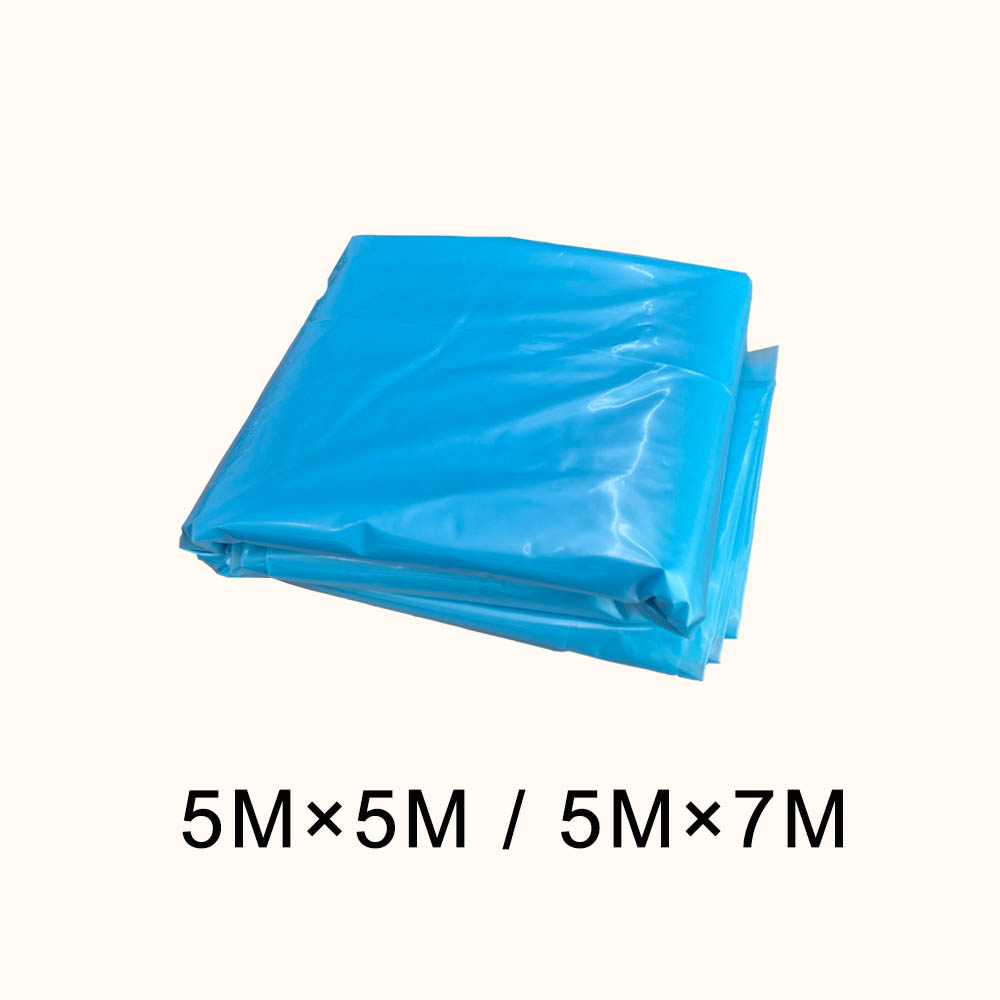 비닐하우스 장수비닐 0.1mm 5m x 5m 농업용 비가림막 온상용 - 상품 이미지