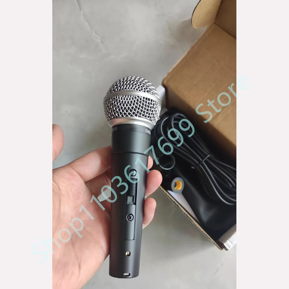 Shure 58s 프로 유선 마이크 BBOX 기타 무대 공연 녹음 라이브 노래