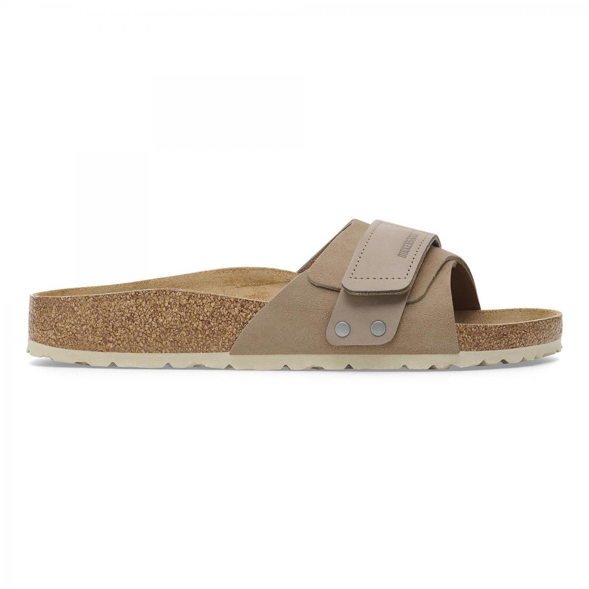 버켄스탁 프리미엄 스웨이드 누벅 스트랩 샌들 1027939/1028056 TAUPE - 상품 이미지