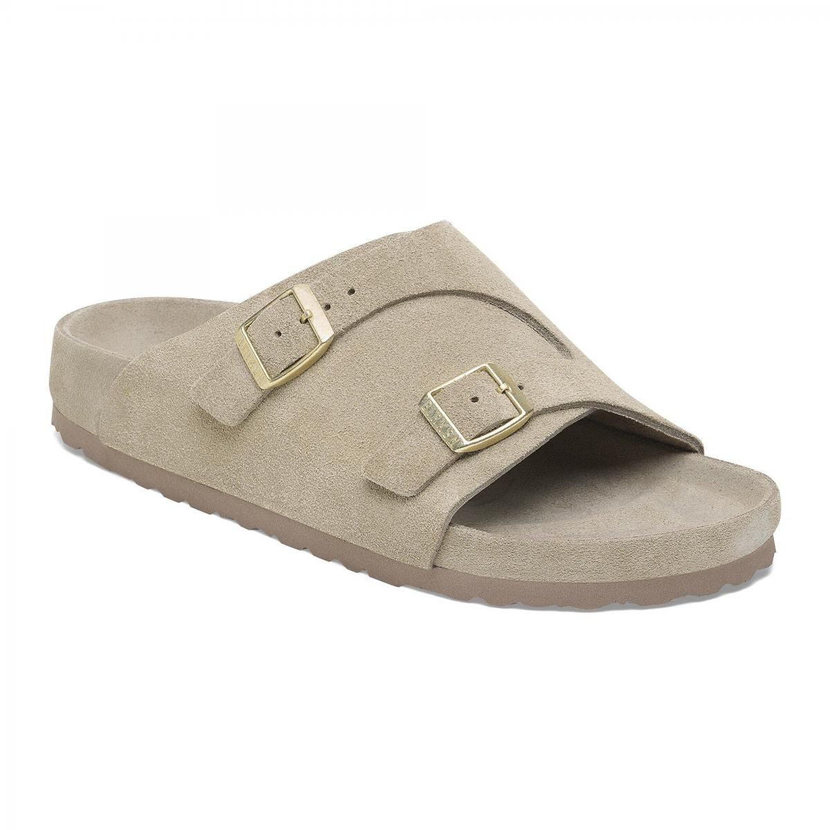 버켄스탁 프리미엄 스웨이드 스트랩 샌들 취리히 1029960/1015578 ALLOVER TAUPE - 상세 이미지 2