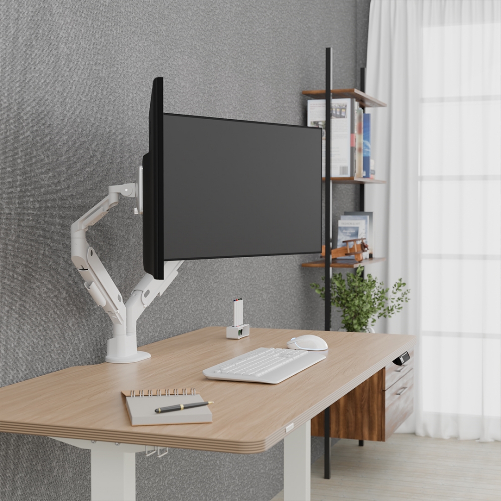 카멜마운트 AMADS 듀얼 벽면 밀착형 모니터 거치대 모니터암