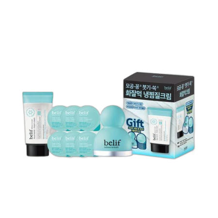 빌리프 아쿠아 밤 프로즌 크림 50ml 기획(+ 프로즌 세럼 18ml + 쿨링 마사저) 50ml+크림10+토너_B1094