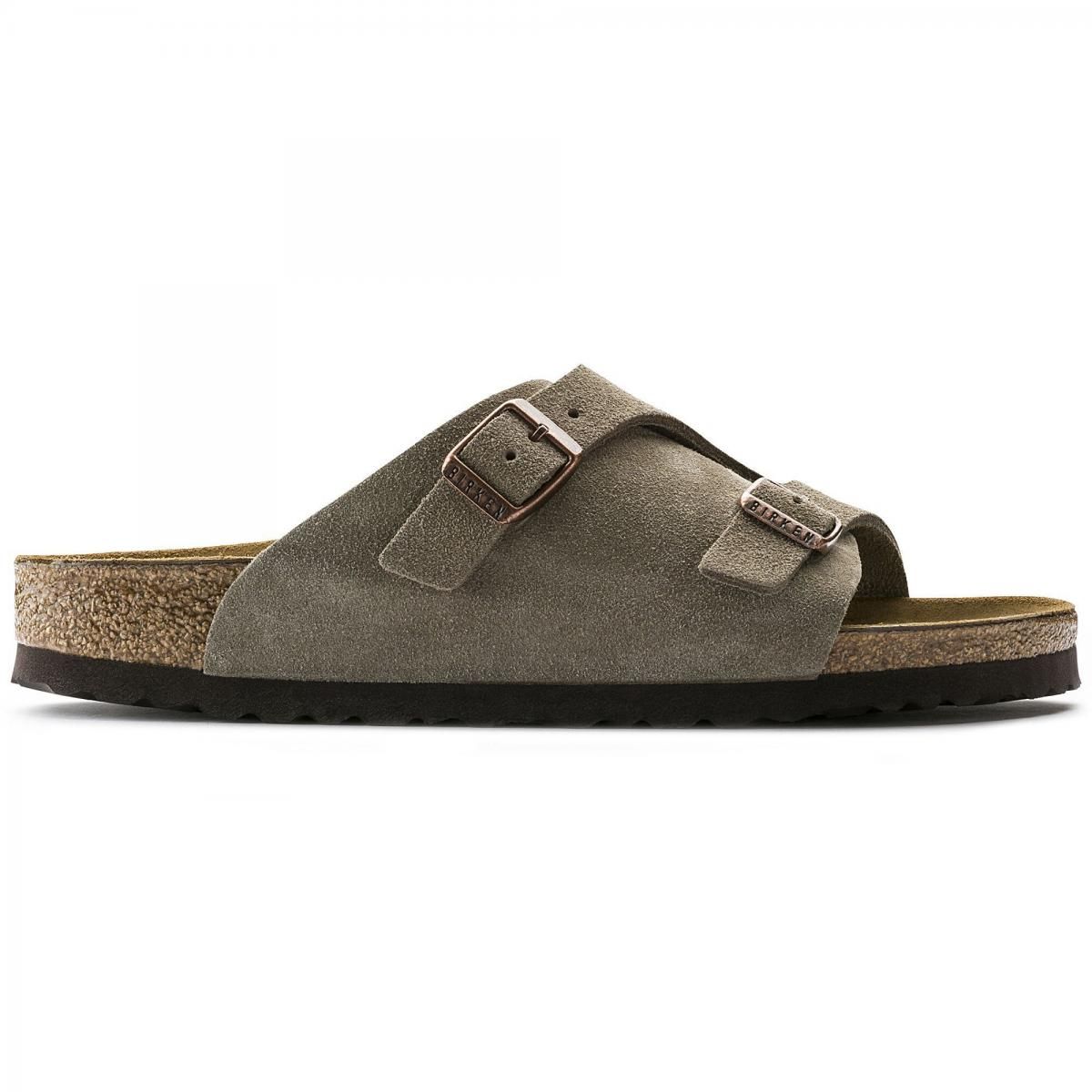 버켄스탁 프리미엄 스웨이드 스트랩 샌들 Zrich Suede Leather 0050461/0050463 TAUPE - 상품 이미지