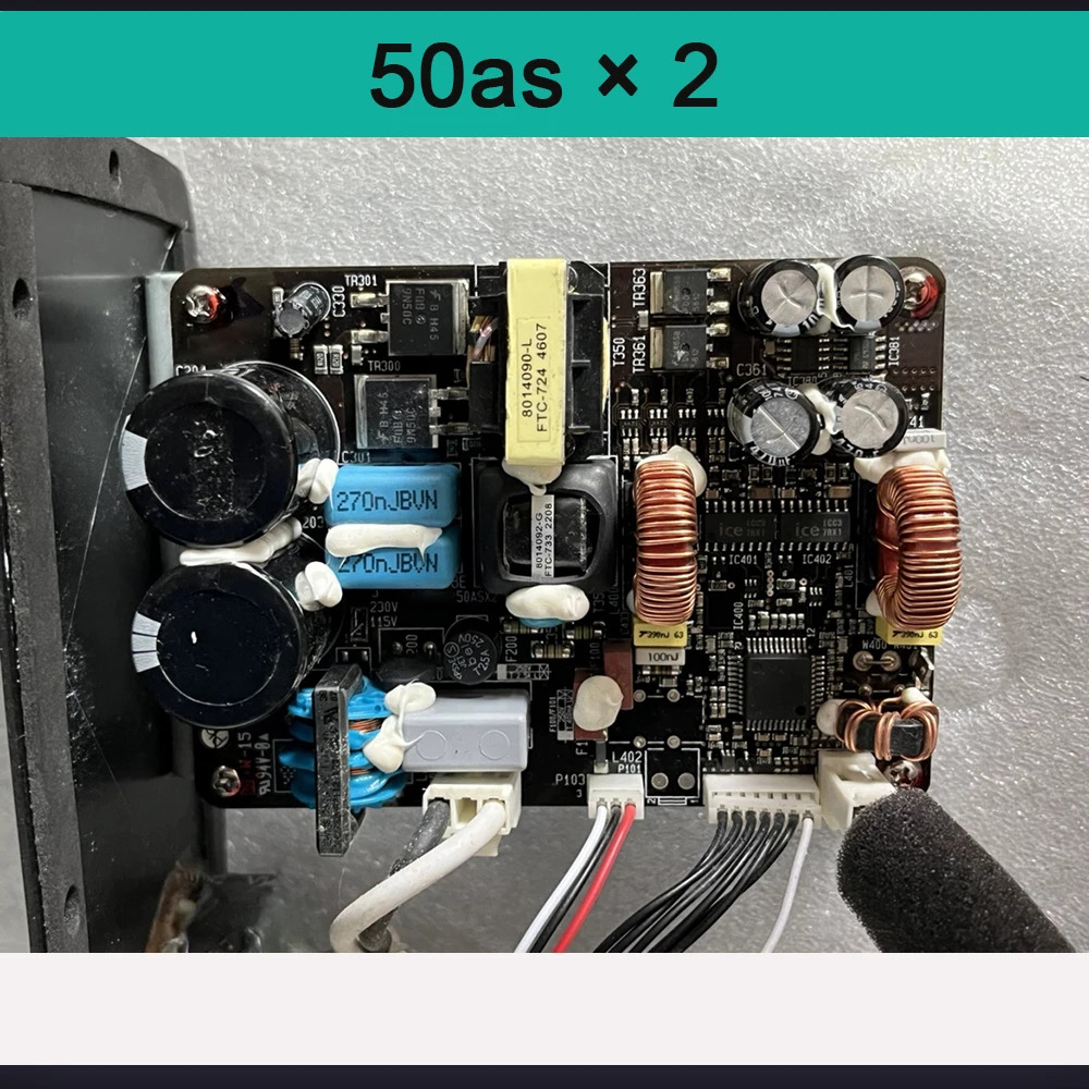 Scheda Amplificatore 서브우퍼 Icepower 50as  2 Btl Modulo Digitale Classe D용