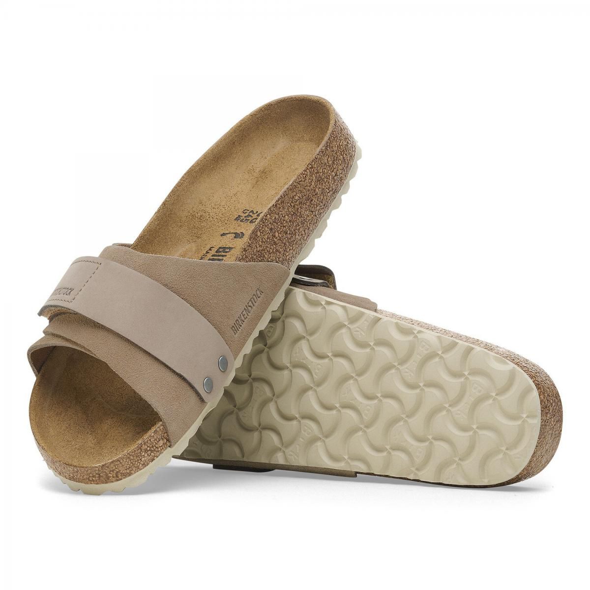 버켄스탁 프리미엄 스웨이드 누벅 스트랩 샌들 1027939/1028056 TAUPE - 상세 이미지 5