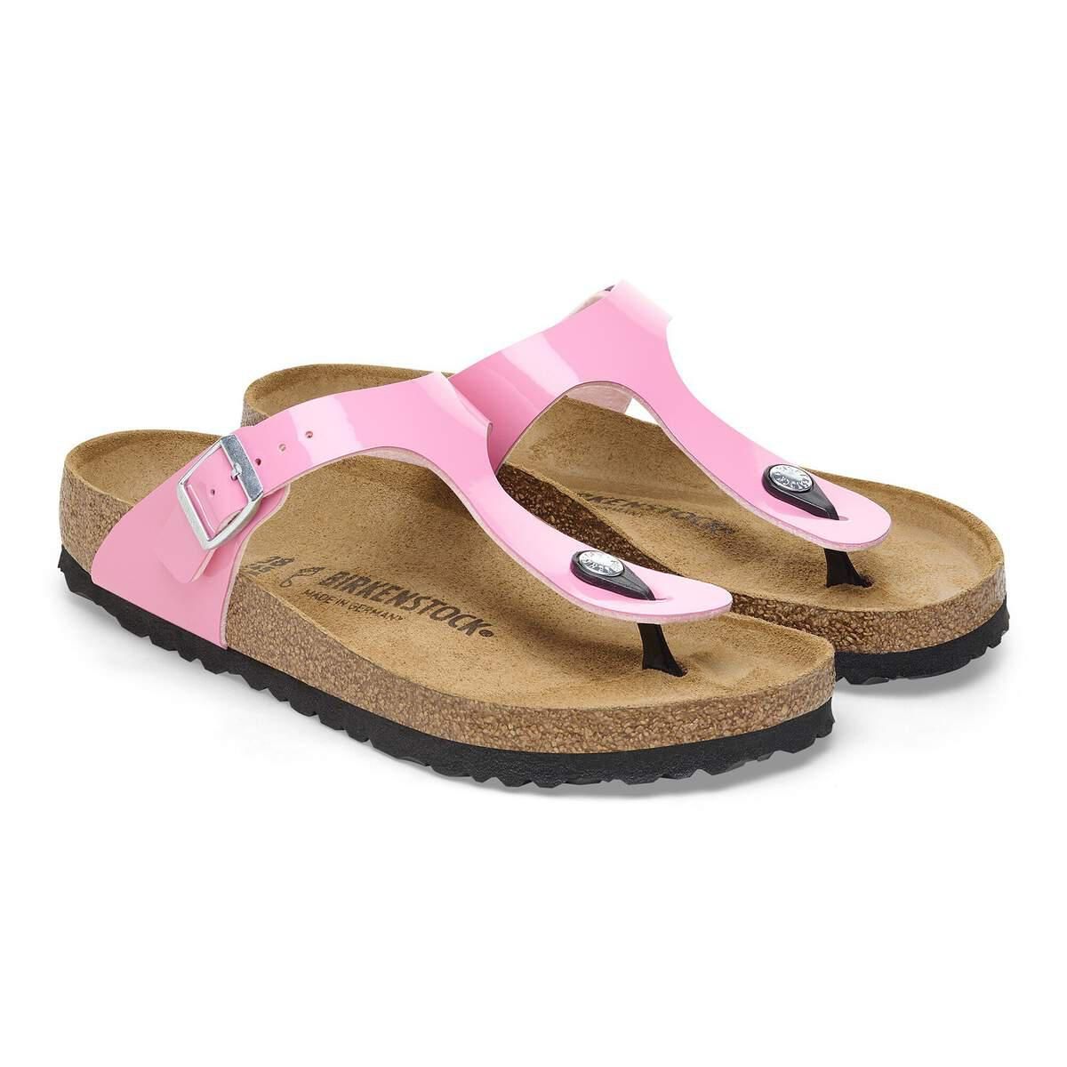 버켄스탁 지제 버코 플로 페이턴트 캔디 핑크 블랙 1026937 PATENT CANDY PINK/BLACK 이미지 8