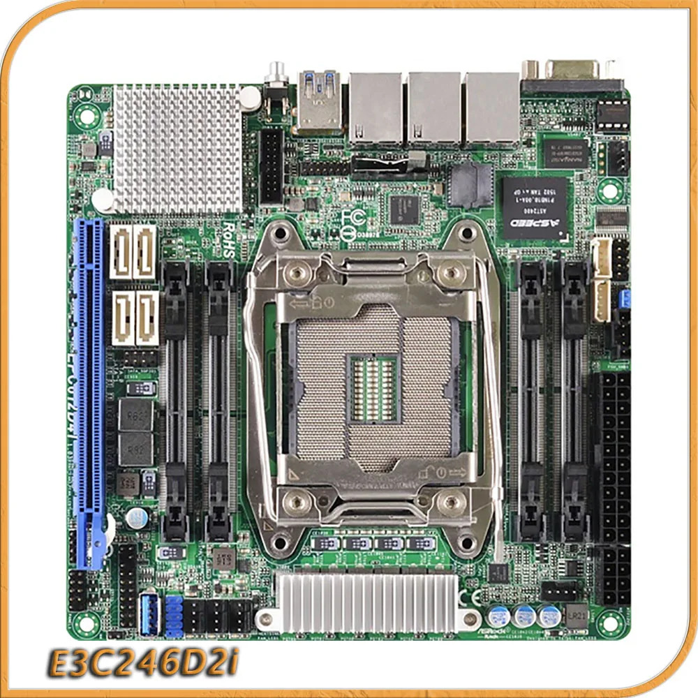ASRock호환 랙 단일 CPU 서버 마더보드 EPC612D4I 지원 intel호환 2011-3