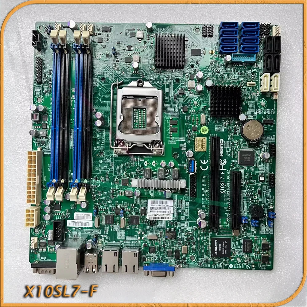 Supermicro X10SL7-F 서버 마더보드 E3-1200 v3/v4 대 코어 i3 DDR3 LGA1150용