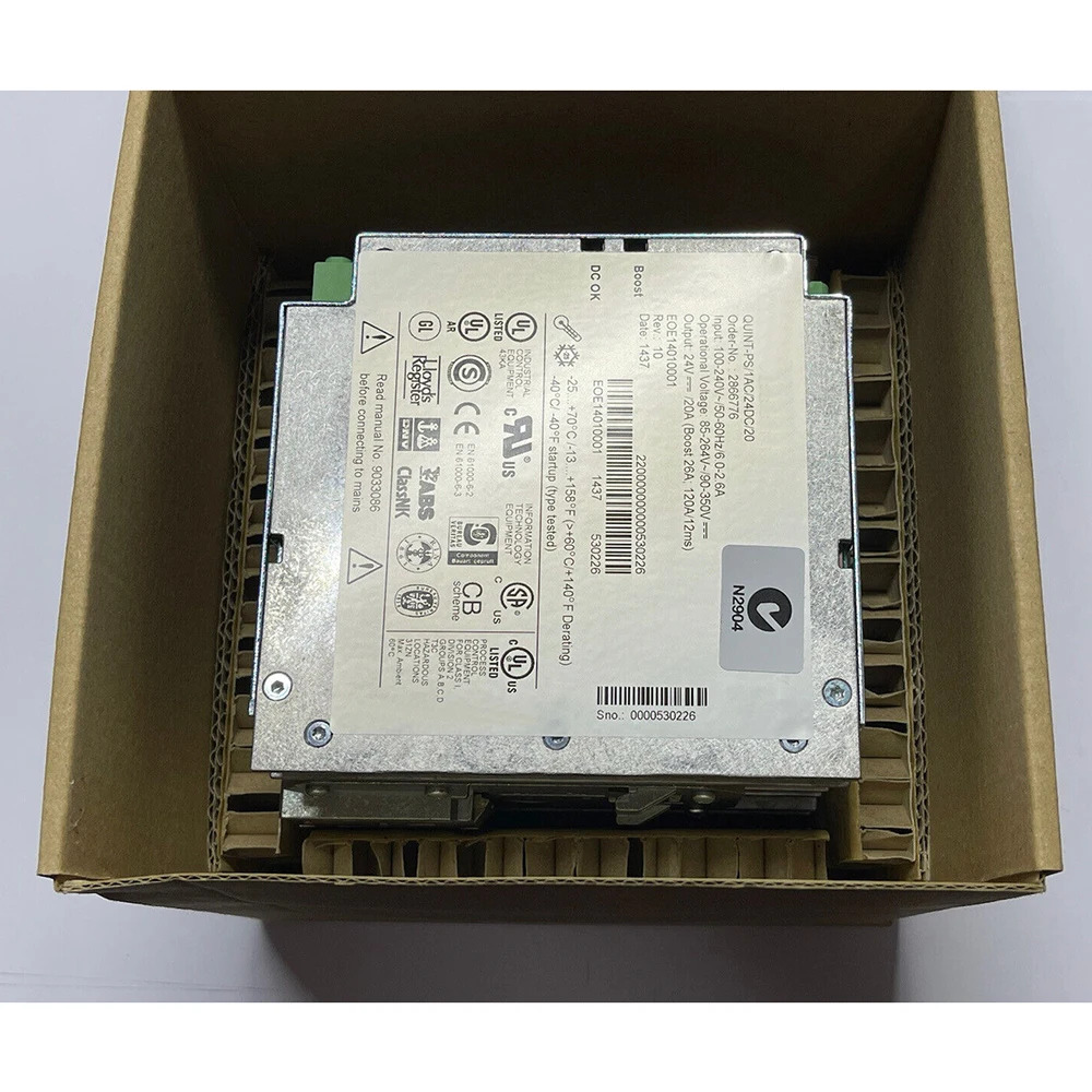 Phoenix QUINT-PS/1AC/24DC/20 24V/20A 스위칭 전원공급장치2866776