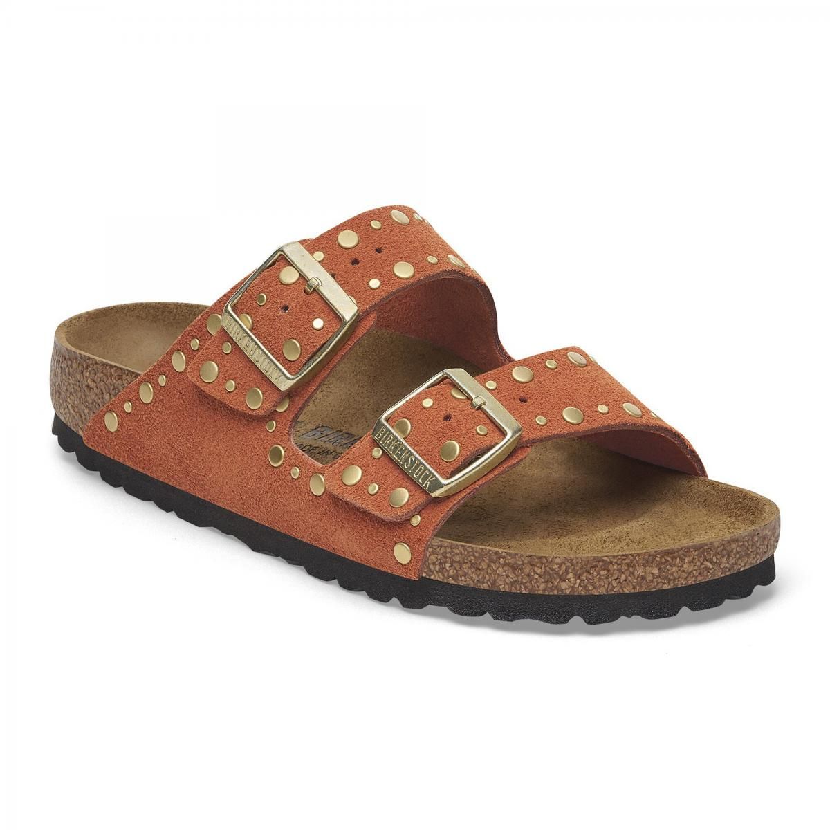 버켄스탁 스웨이드 리벳 스트랩 샌들 Arizona 1029501/1029513 DARK RUST - 상세 이미지 2