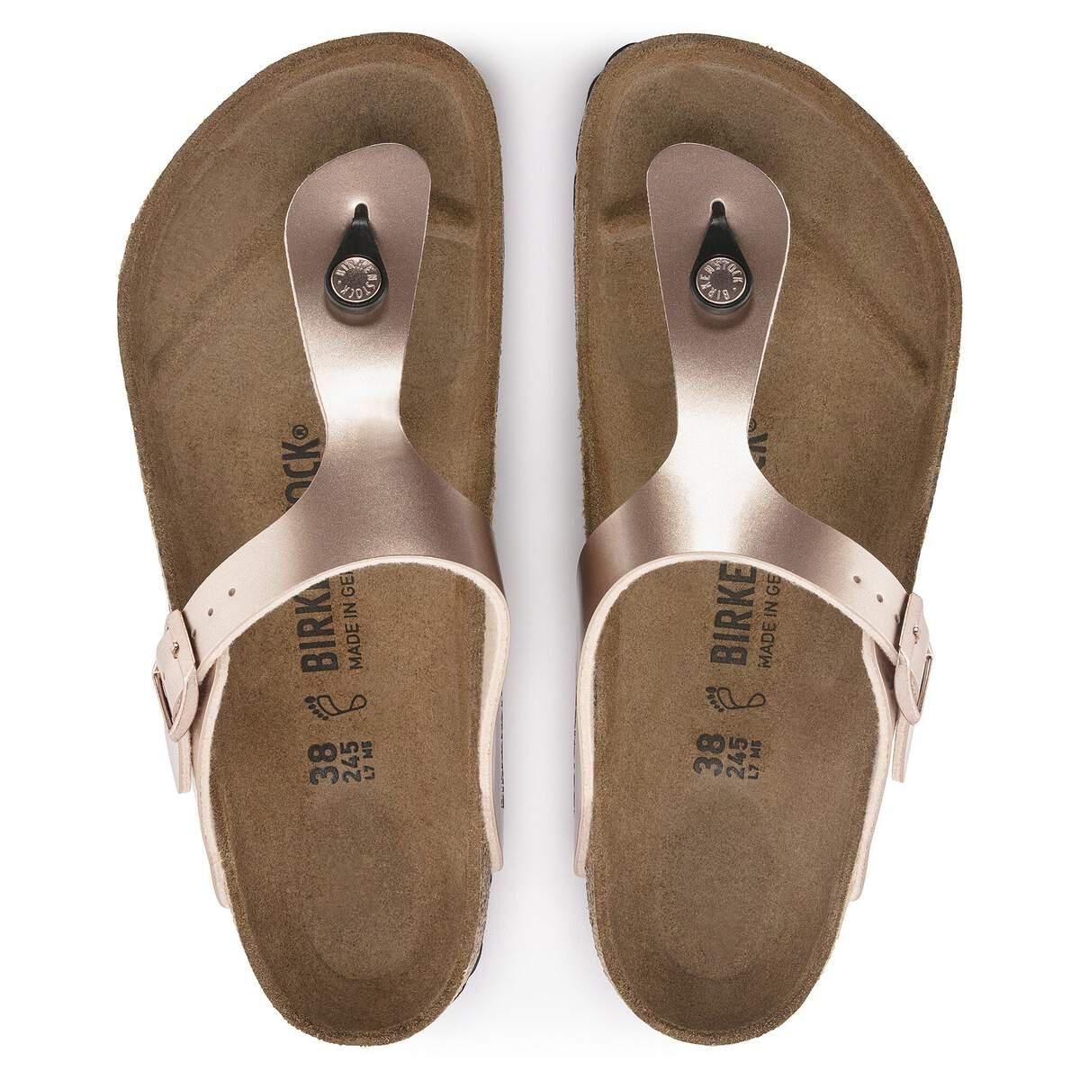 버켄스탁 메탈릭 스트랩 샌들 Gizeh BirkoFlor 1023943/1023925 COPPER - 상세 이미지 3