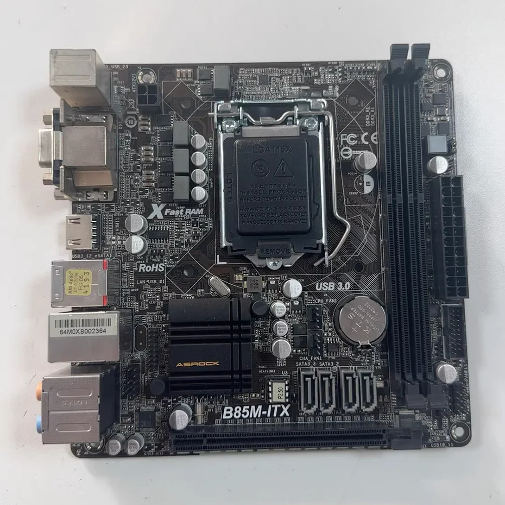 ASRock호환 마더보드B85M-ITX DDR3 DDR3L 1150 B85 16GB