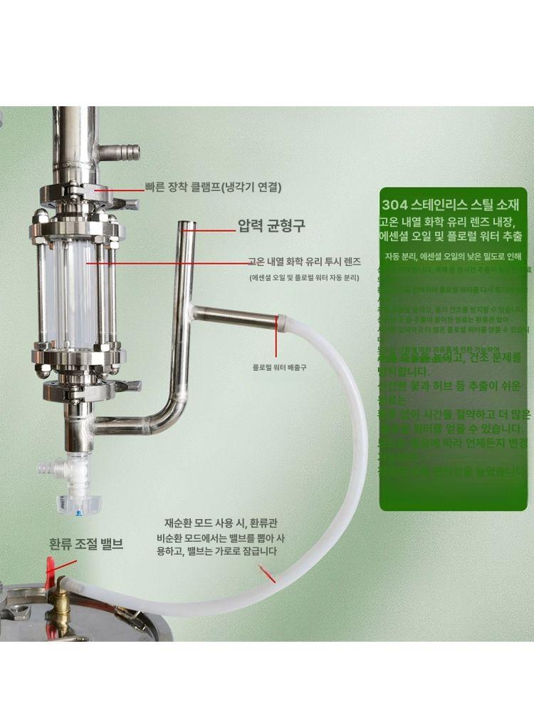 전통주 증류기 와인 양조 발효기 스테인리스 증류 장비 - 상세 이미지 3