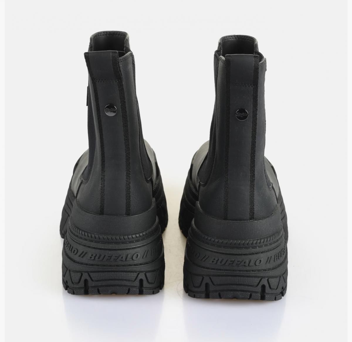 버팔로 플랫폼 앵클부츠 비건누벅 첼시부츠 02332756 SCHWARZ - 상세 이미지 4
