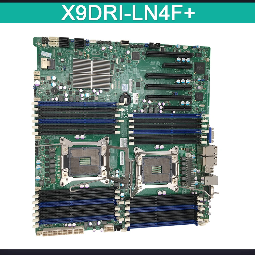 Supermicro 서버X9DRI-LN4F 양방향 X79 마더보드 X9DRI-LN4F는 V2 CPU C602 칩을 지원 201 전리퍼됩니다.