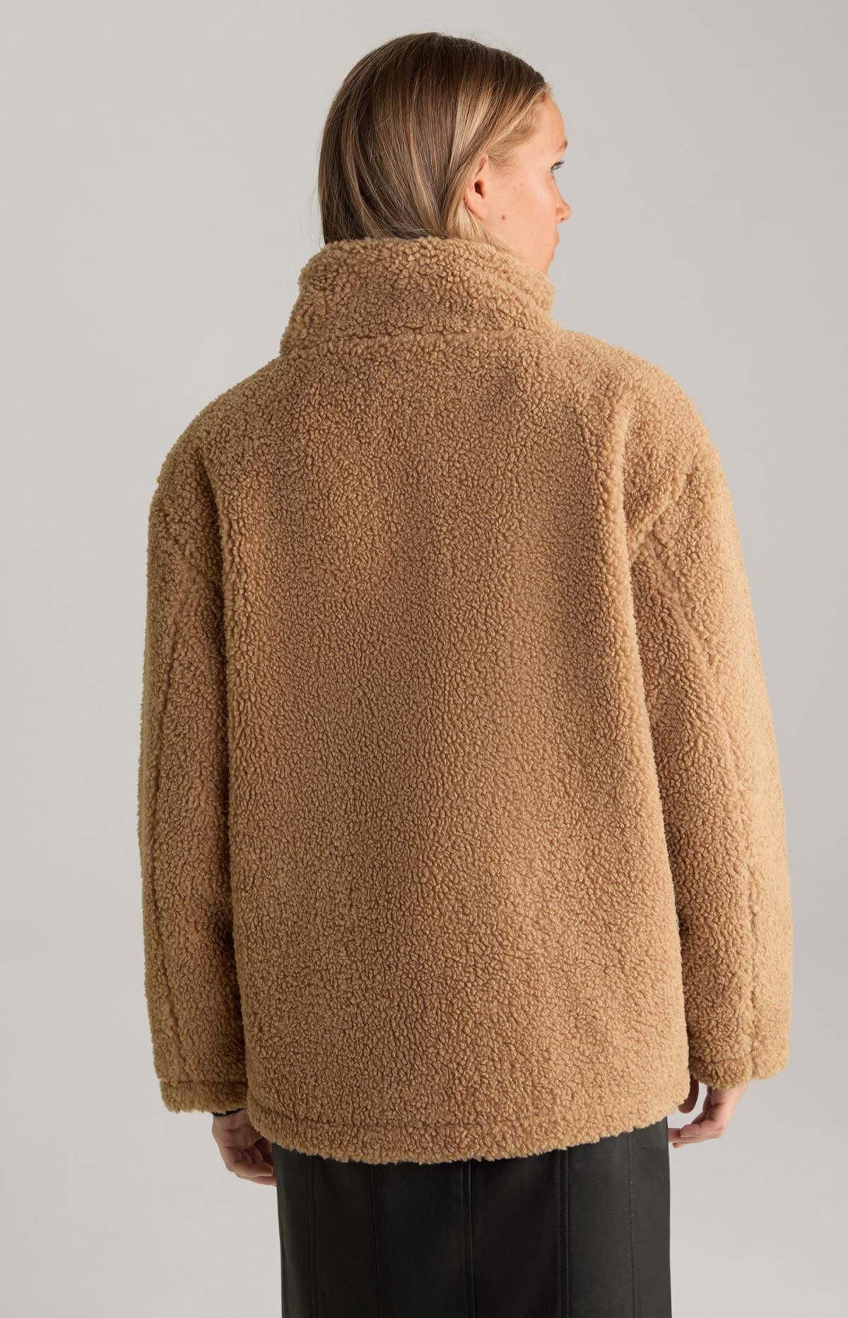 윱 테디퍼 하이넥 베이지 자켓 30044230-10018765-268 ONE COLOR - 상세 이미지 4