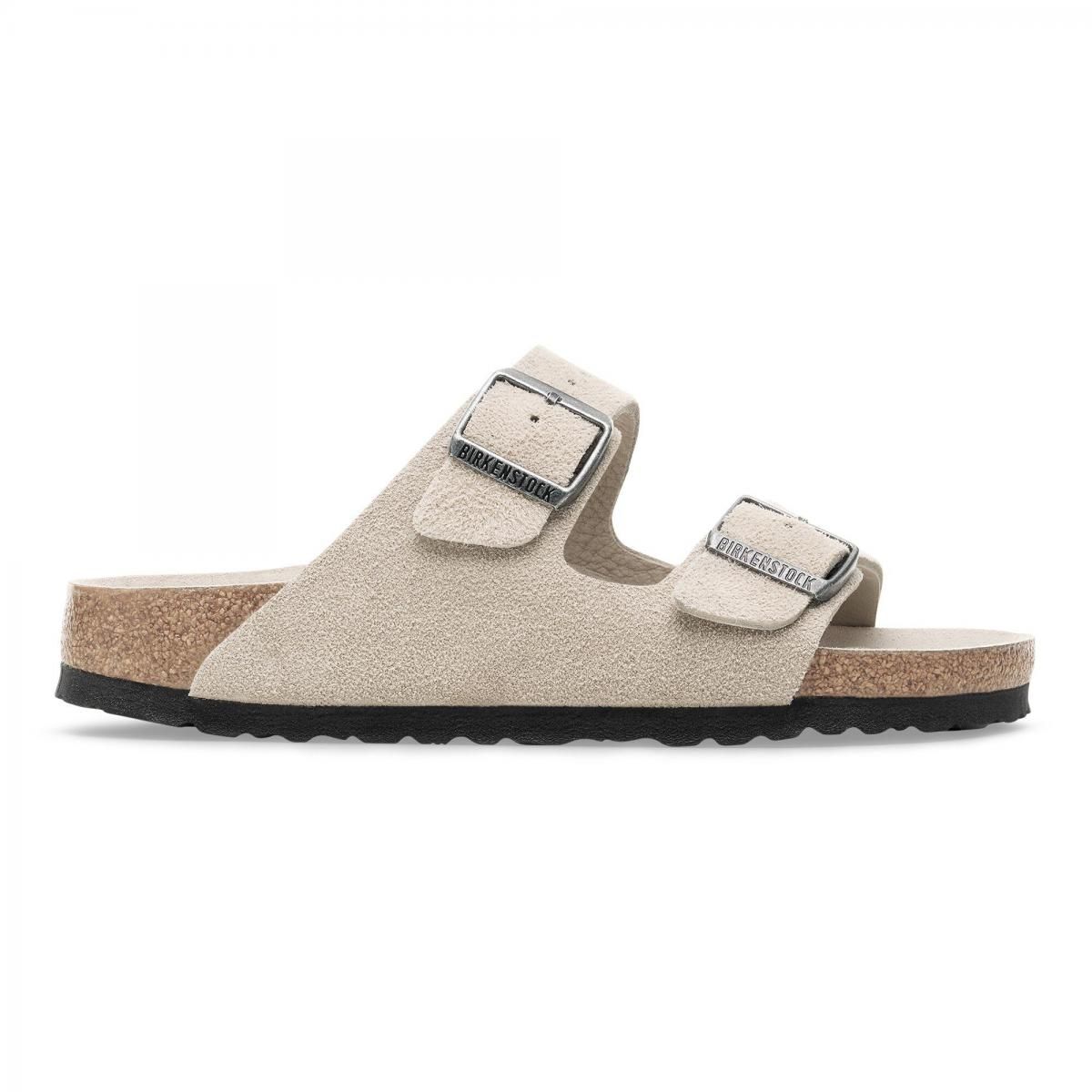 버켄스탁 컴포트 소프트풋베드 벨크로 스트랩 샌들 스웨이드 1030847/1030850 OYSTER TONAL - 상품 이미지