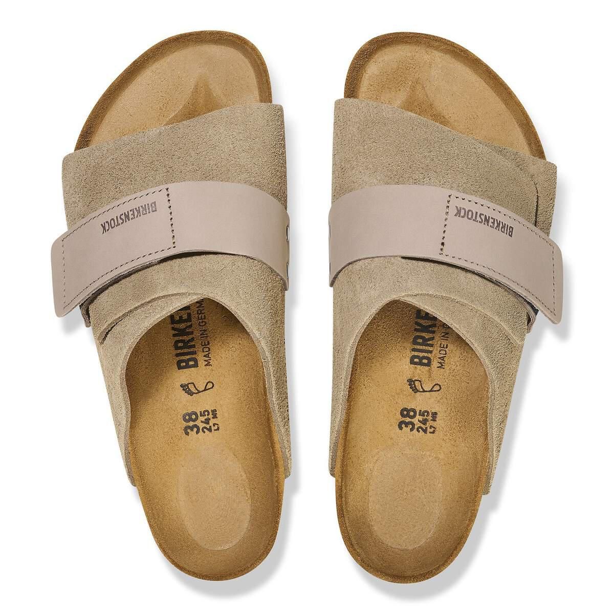 버켄스탁 컴포트 누벅 스웨이드 스트랩 샌들 교토 1015572/1015573 TAUPE - 상세 이미지 3