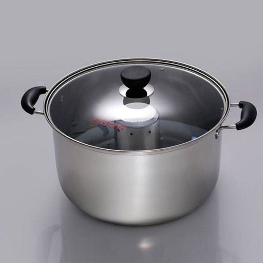 키친아트 스팀 빨래솥 열탕 소독 삶통 행주 냄비 34CM - 상품 이미지