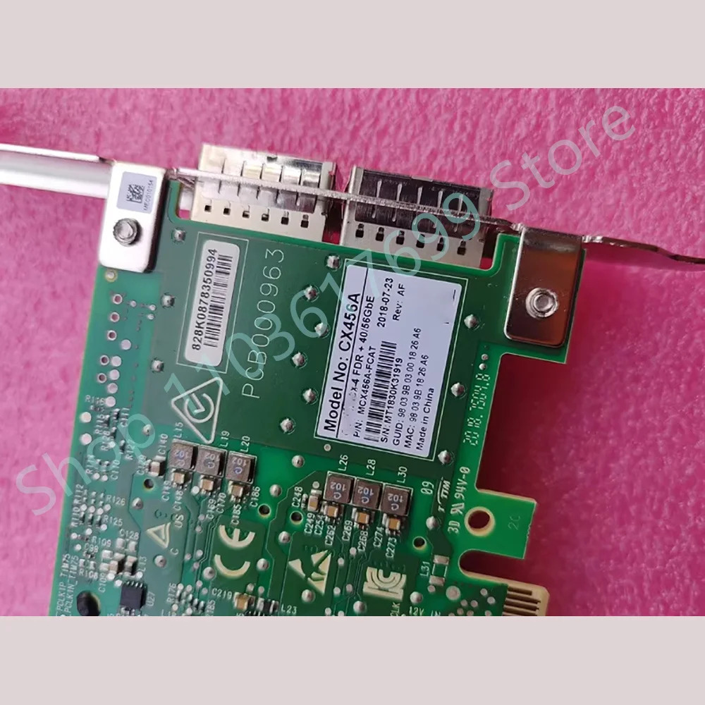 Mellanox 네트워크 카드 MCX456A-FCAT용