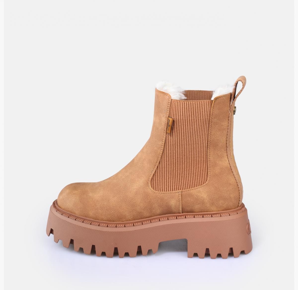 버팔로 웜 테크니컬 첼시 앵클부츠 비건레더 누벅 브라운 02475141 BRAUN - 상품 이미지