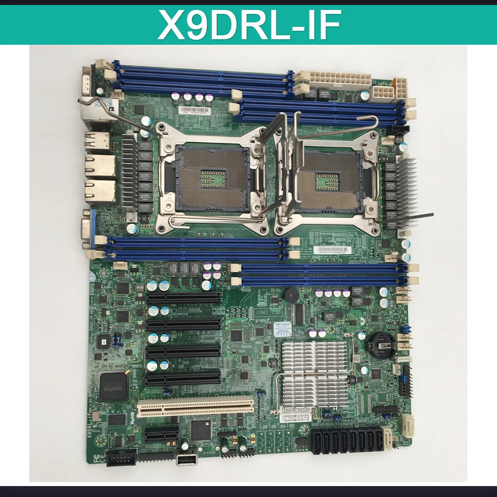SuperMicro 서버 마더보드 LGA2011 지원X9DRL-IF E5-2670/2660 DDR3은 전리퍼됩니다.